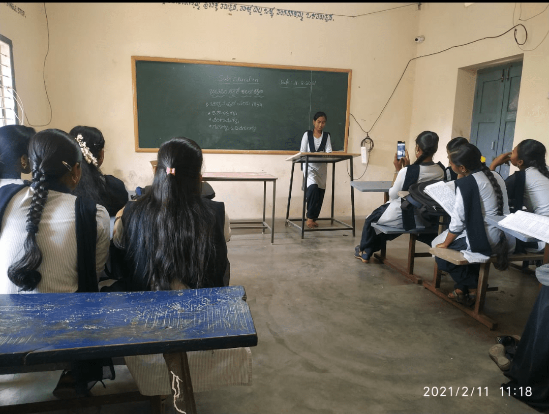 Nagaveni B. BA 3sem.Topic Education under British period. Date 13.2.2021 min