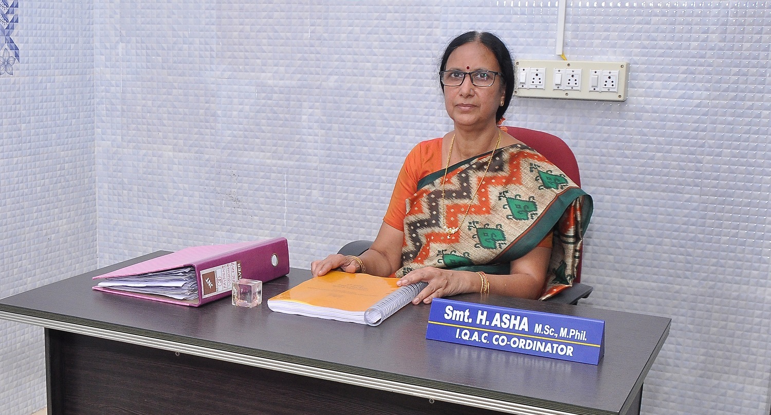 Smt. H. Asha IQAC Coordinator